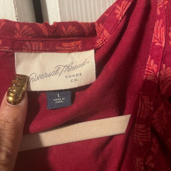 Universal Thread bib collared blouse women’s large - Picture 3 of 4